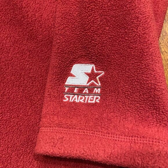 Starter NCAA Alabama Crimson Tide Fleece Sweatshirt Maroon Men's Size Large - Picture 5 of 9